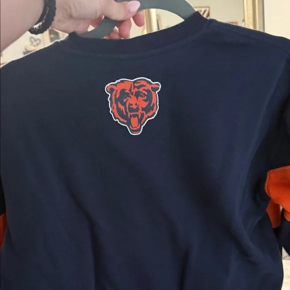 NFL Chicago Bears Navy and Orange Turtleneck Sweater - Picture 6 of 8